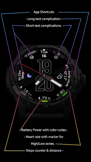 Watch Face CUE170 Screenshot 2