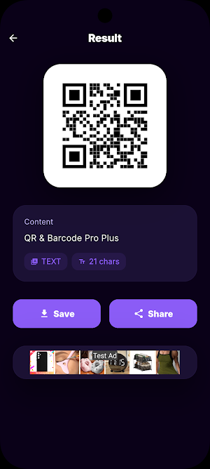 QR & Barcode Pro Plus Screenshot 2