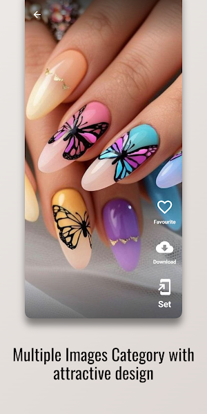 Funky Patterns Nail Art Design Screenshot 1