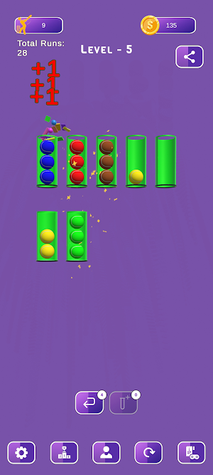Cricket Ball Sort Screenshot 0