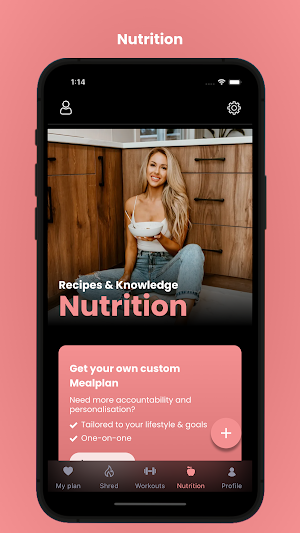 Rebecca Hebert Fitness Screenshot 1