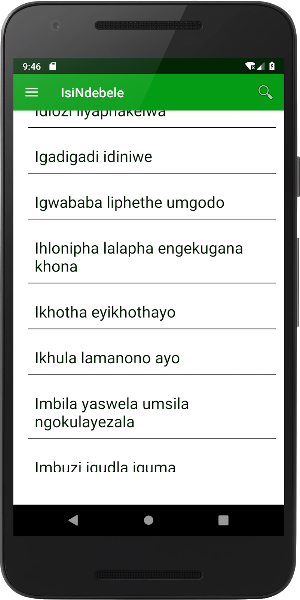 IsiNdebele Screenshot 2