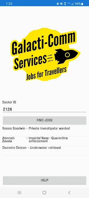Traveller Quest Generator Screenshot 0