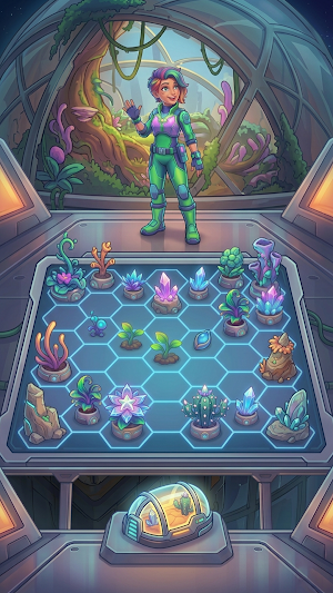 Astro-Flora: Space Merge 2 Screenshot 0
