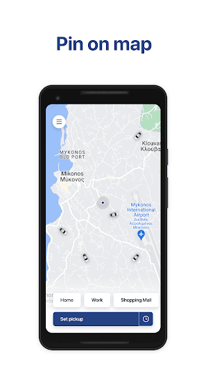 Aegean Taxi: Ride app Screenshot 1