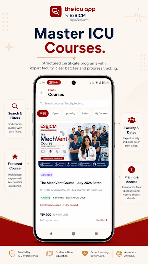 The ICU App by ESBICM Screenshot 2