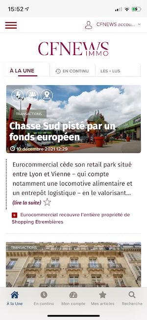 CFNEWS IMMO Screenshot 1
