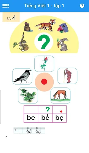 Tiếng Việt 1 - tập 1+2 Screenshot 1