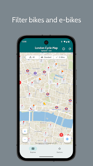 London Cycle Map Screenshot 3