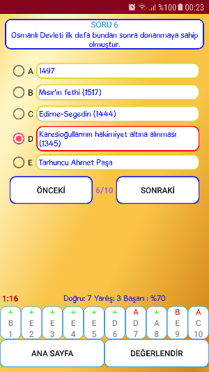 Tarihte İlkler (%100 Öğren) Screenshot 3