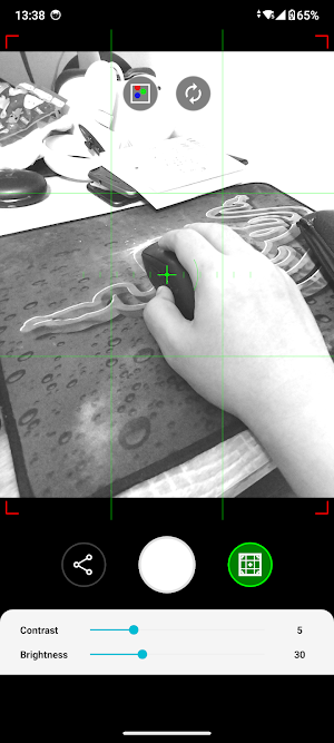 Night vision style camera Screenshot 2