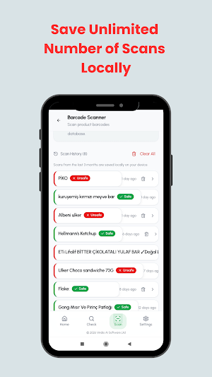 GlutenFree Smart Food Scanner Screenshot 2