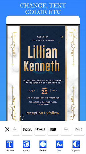 Invitation Card Maker 2023 Screenshot 3