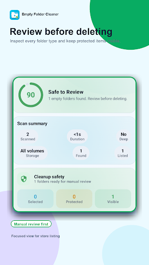 Empty Folder-cleaner Screenshot 2