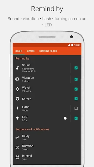 Missed call reminder, Flash on call Screenshot 2