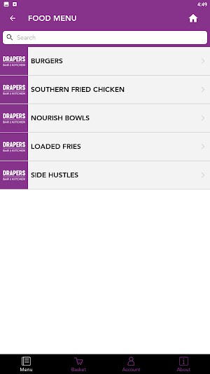 Drapers Bar And Kitchen Screenshot 1
