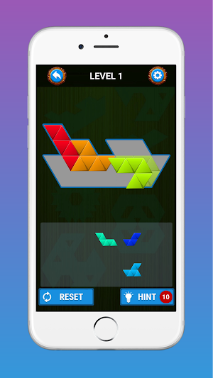 ABP Tangram! Puzzle Inlay Block Triangle Game Screenshot 0