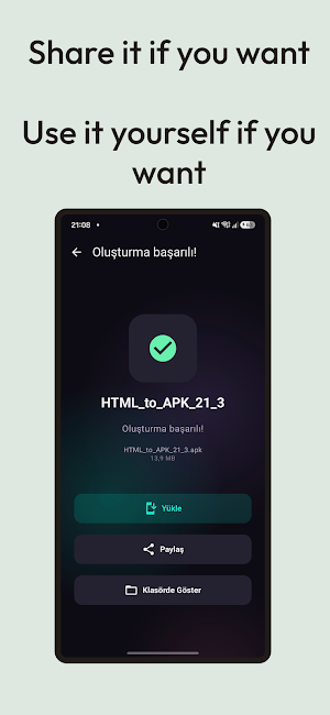 HTML to APK Builder Screenshot 3