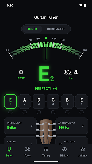 Boring Guitar Tuner Screenshot 0