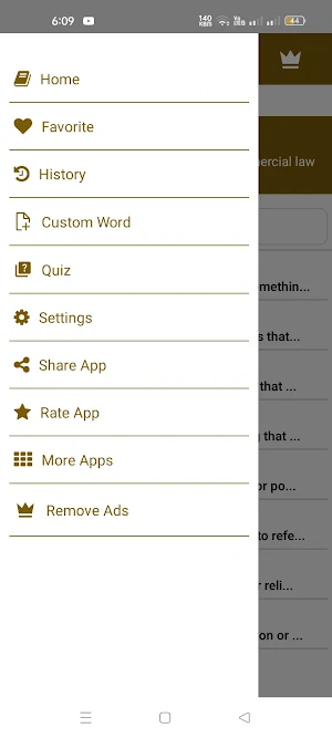Law Terms in Latin to English Screenshot 1