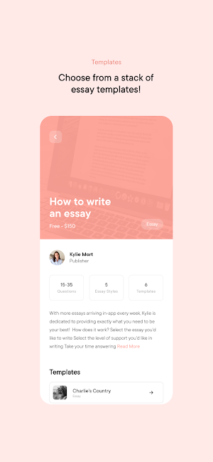 How To Write With Kylie Mort Screenshot 0