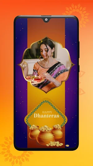 Diwali Festivals Frame Editor Screenshot 0