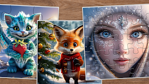 Christmas Puzzles Family Games Screenshot 1