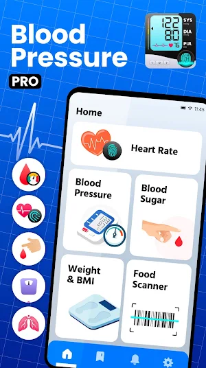 Blood Pressure App Pro Screenshot 0