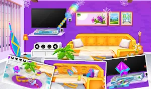 Ideal Home Cleanup for Girls - House Cleaning Game Screenshot 1