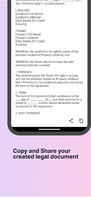 AI Legal Document Writer Screenshot 2
