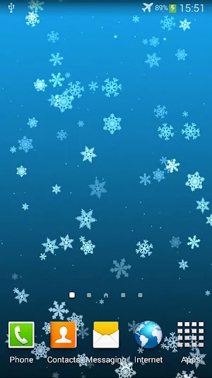 Snowflake Live Wallpaper Screenshot 3