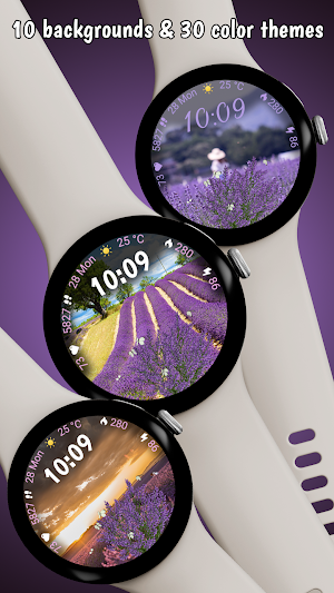 Lavender and Butterflies Screenshot 2