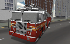 Fire Truck Driving 3D Screenshot 2