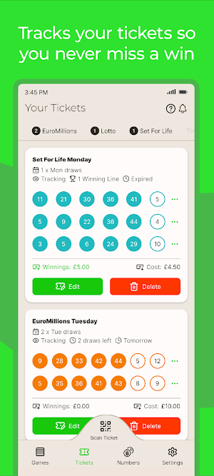 LottoBase: UK National Lottery Screenshot 2
