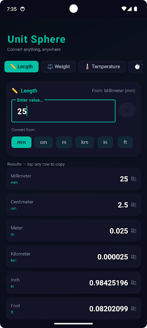 Unit Sphere Screenshot 2