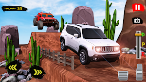 Offroad Jeep driving Racing 3D Screenshot 0