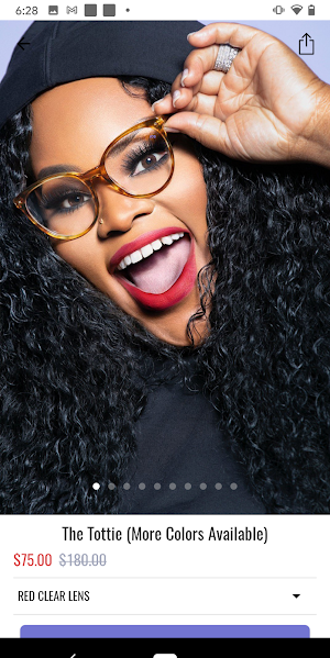 Fritz Eyewear Collection Screenshot 1