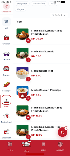 Ahmads Fried Chicken Screenshot 1