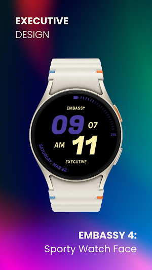 Embassy 4: Sporty Watch Face Screenshot 3