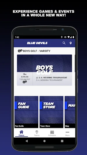 Quincy Blue Devil Athletics Screenshot 0