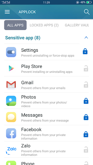 Applock Screenshot 2