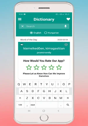 English Hungarian Dictionary Screenshot 2