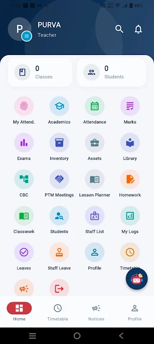Purvanchal Staff App Screenshot 3