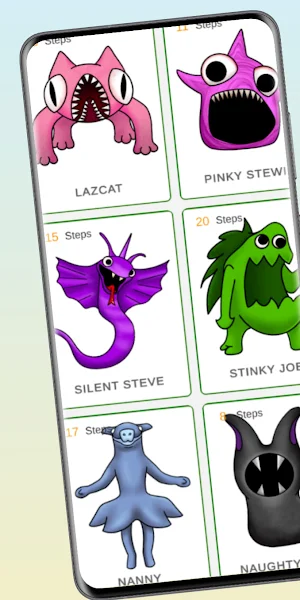 How to draw garten  banbam Screenshot 1