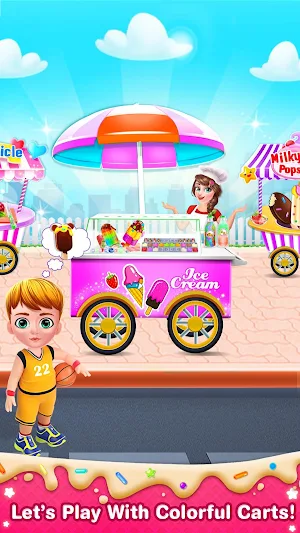 Unicorn Ice Cream Pop & Popsicles - Desserts Game Screenshot 1
