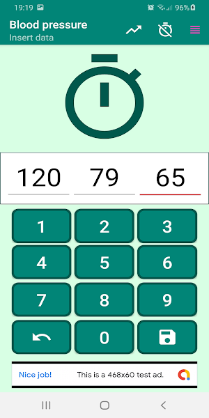 Blood Pressure Register Screenshot 0