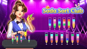 Soda Sort Club: Water Puzzle Screenshot 0