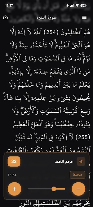 القرآن الكريم خط كبير حفص Screenshot 3