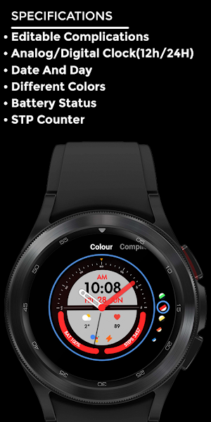 Nighty Hybrid 07 - watch face Screenshot 3