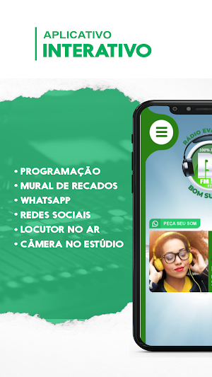 Rádio Evangélica Bom Sucesso Screenshot 1